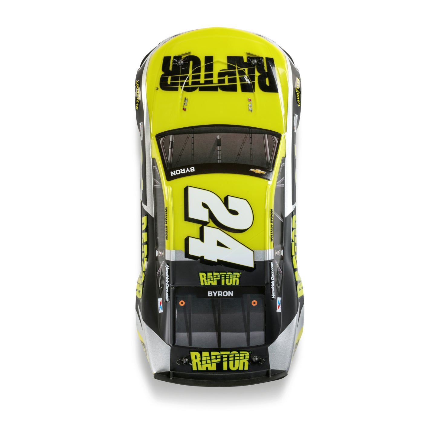 William Byron #24 2025 Raptor Chevrolet Camaro - Losi NASCAR RC Race Car Ready-to-Race - 1/12 Scale AWD Remote Control Car
