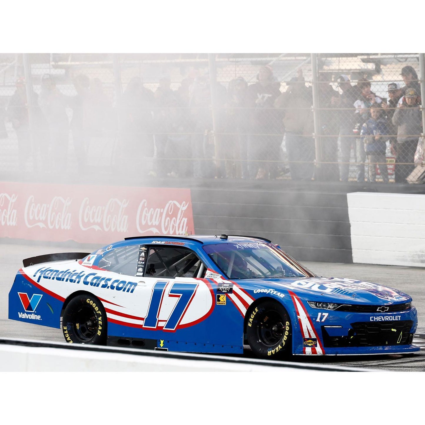 AUTOGRAPHED Kyle Larson #17 2025 Bristol 1 RACE WIN 1:24 HO Die-Cast