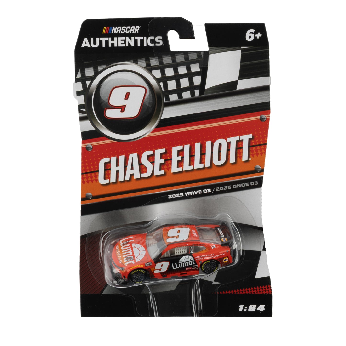Chase Elliott #9 2025 Llumar 1:64 Die-Cast