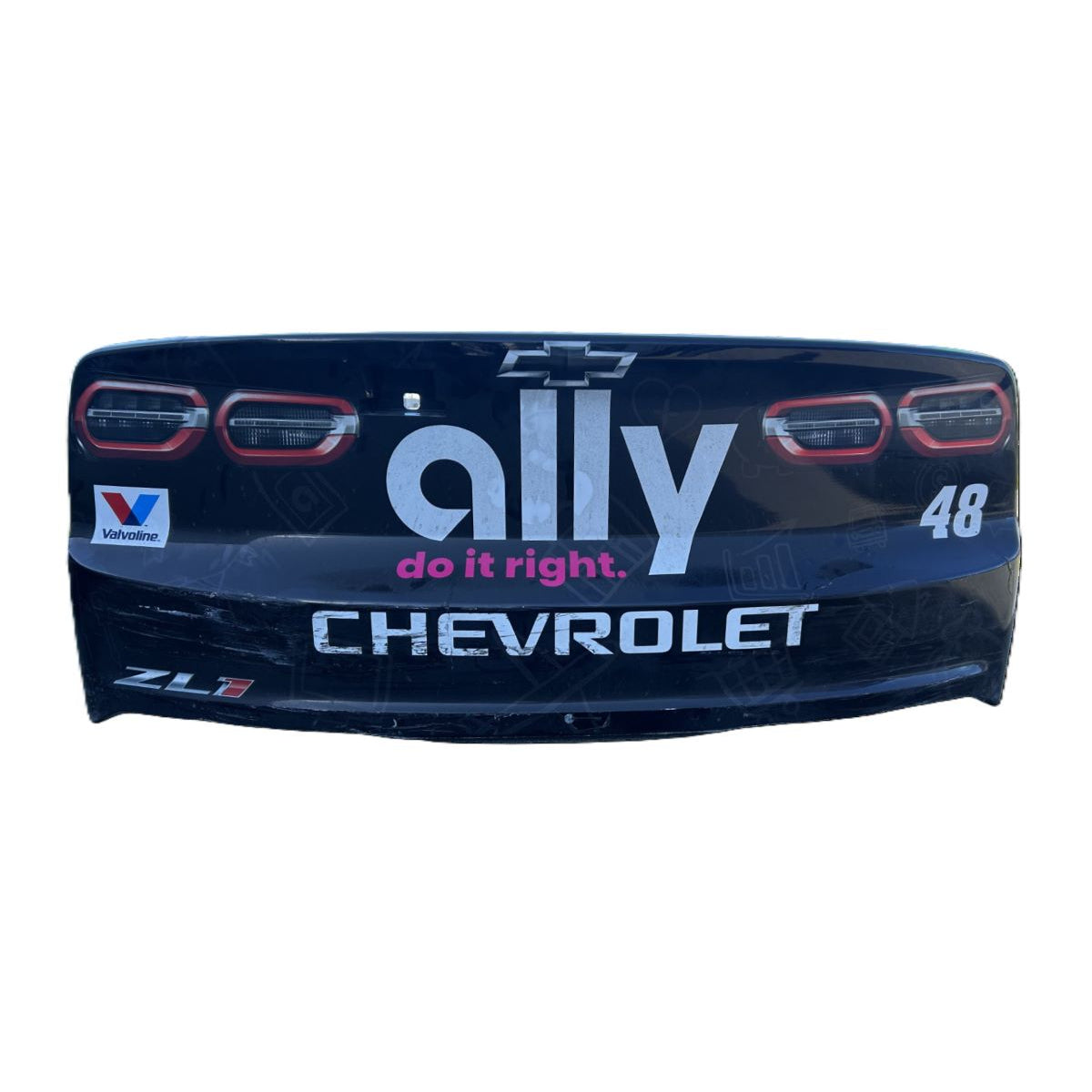 Race Used 2025 Alex Bowman #48 Ally Rear Bumper - Inaugural Mexico City