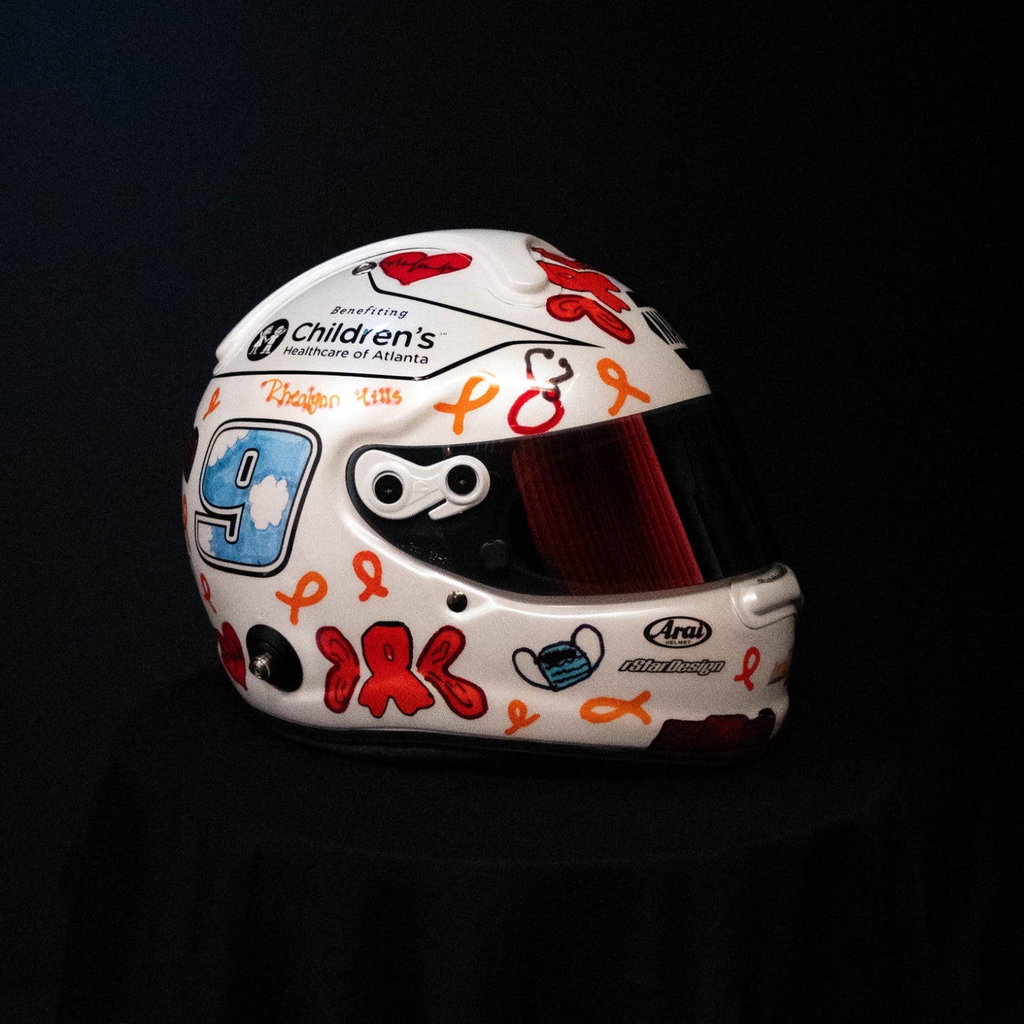 Chase Elliott #9 Atlanta Win Desi9n to Drive Micro Replica Helmet