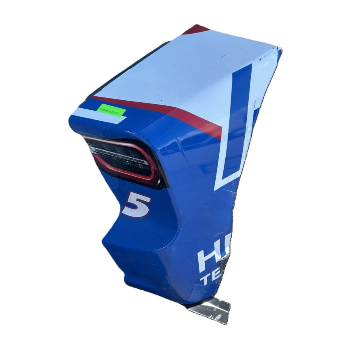 Race Used 2025 Kyle Larson #5 HendrickCars.com Partial Rear Bumper - Sonoma