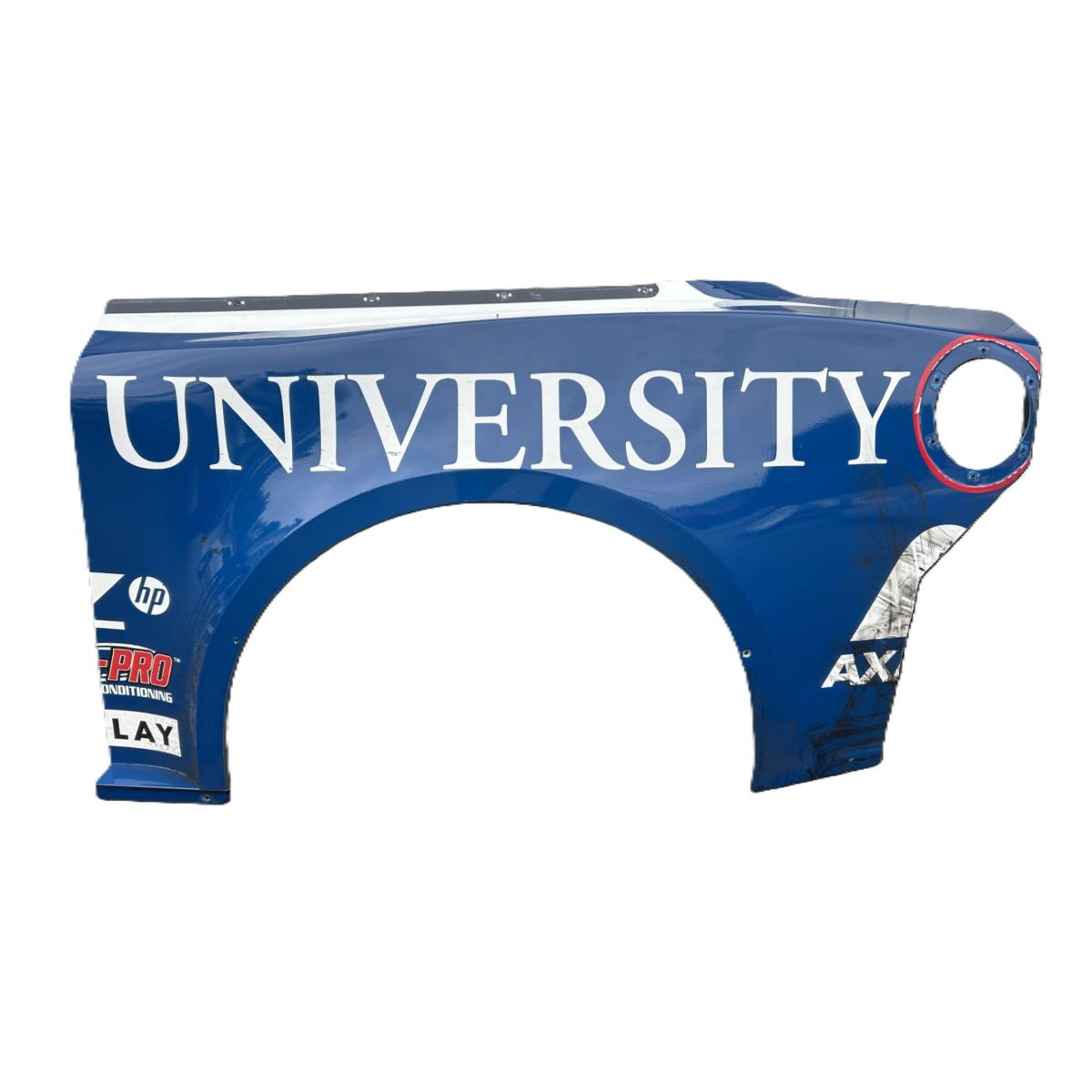 Race Used 2025 William Byron #24 Liberty Left Rear Quarter Panel - Richmond, Regular Season Champ Clinching Race