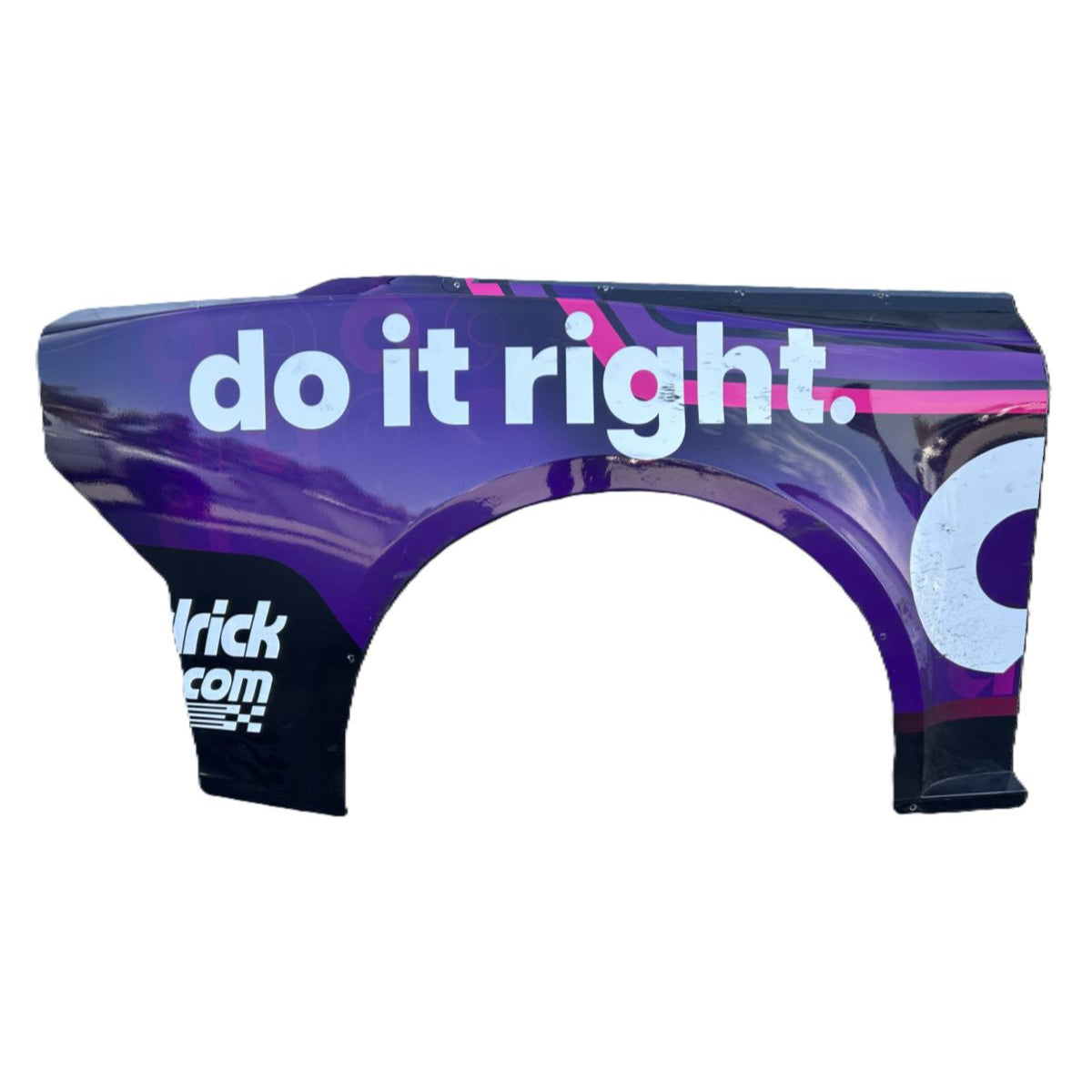 Race Used 2025 Alex Bowman #48 Ally Right Rear Quarter Panel - New Hampshire