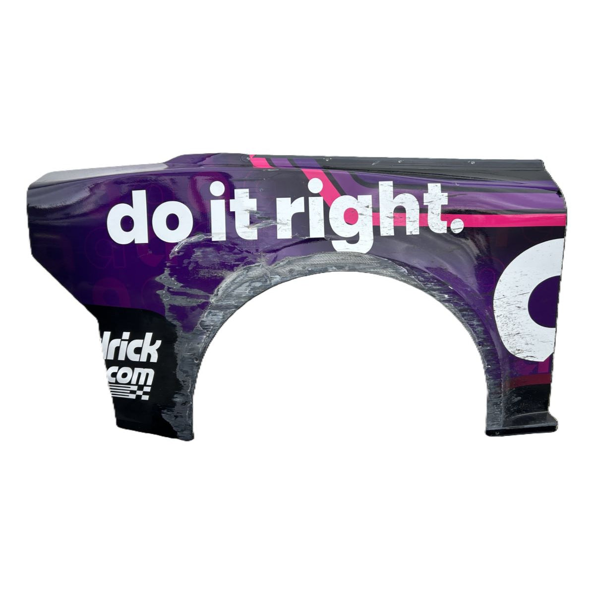 Race Used 2025 Alex Bowman #48 Ally Right Rear Quarter Panel - Kansas 2