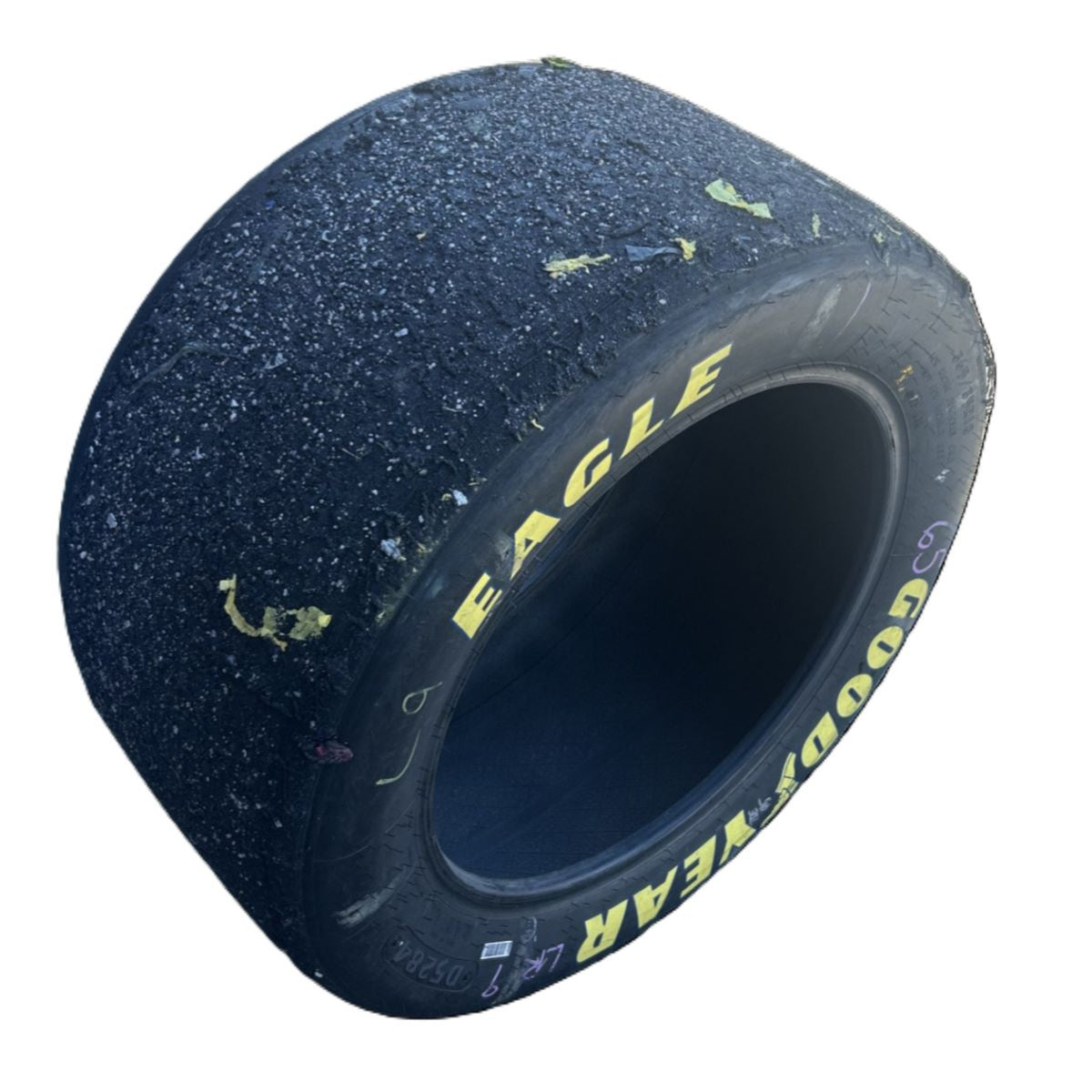 Race Used 2025 Chase Elliott #9 Victory Lane Tire - Kansas 2 Win