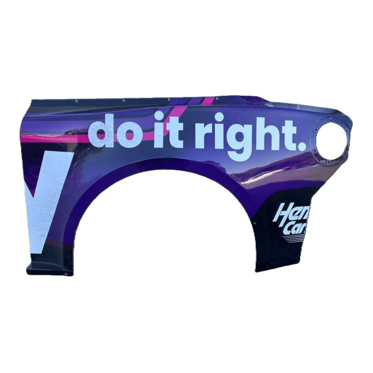 Race Used 2025 Alex Bowman #48 Ally Left Rear Quarter Panel - Talladega 2