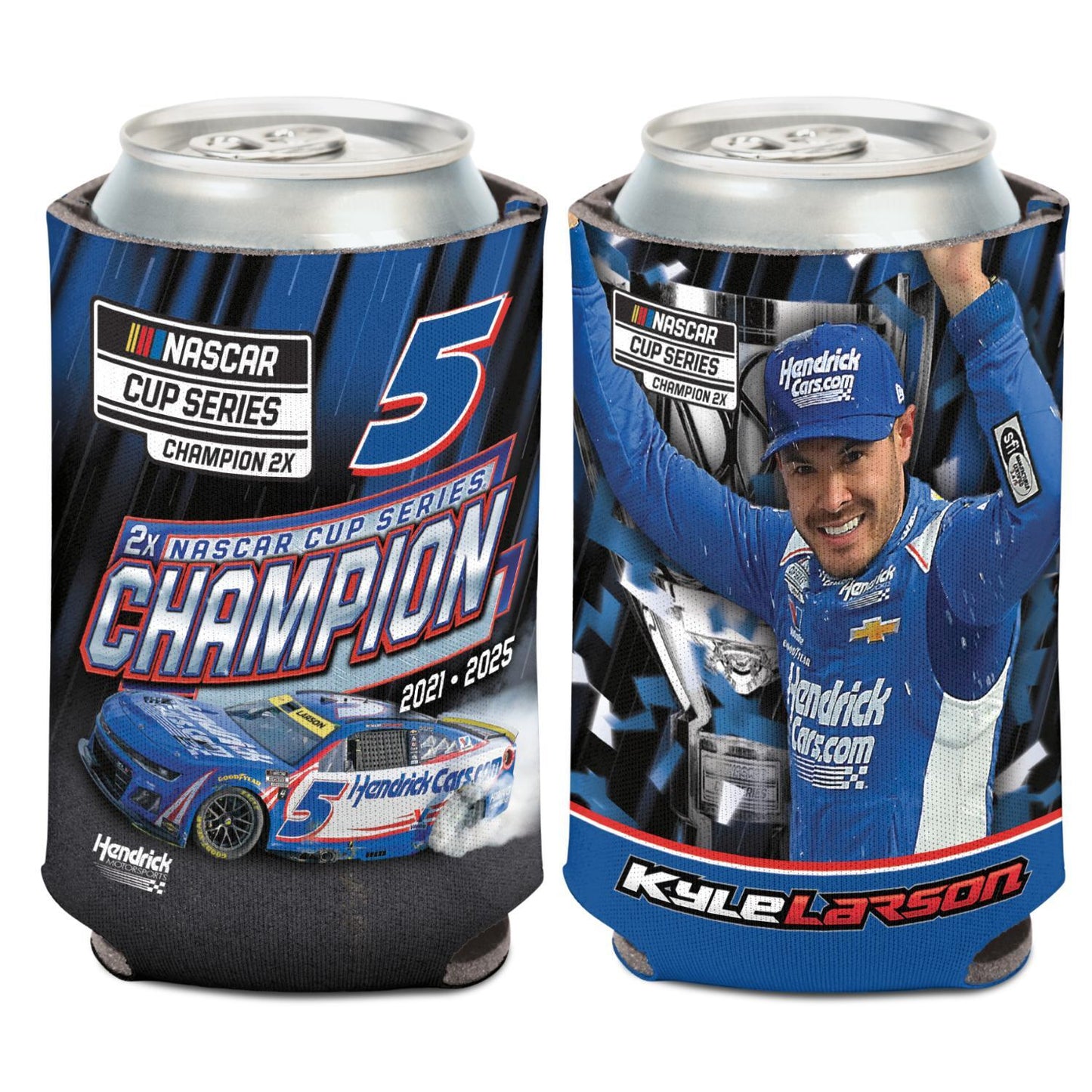 Kyle Larson #5 2025 NASCAR Champion 12 oz Can Cooler