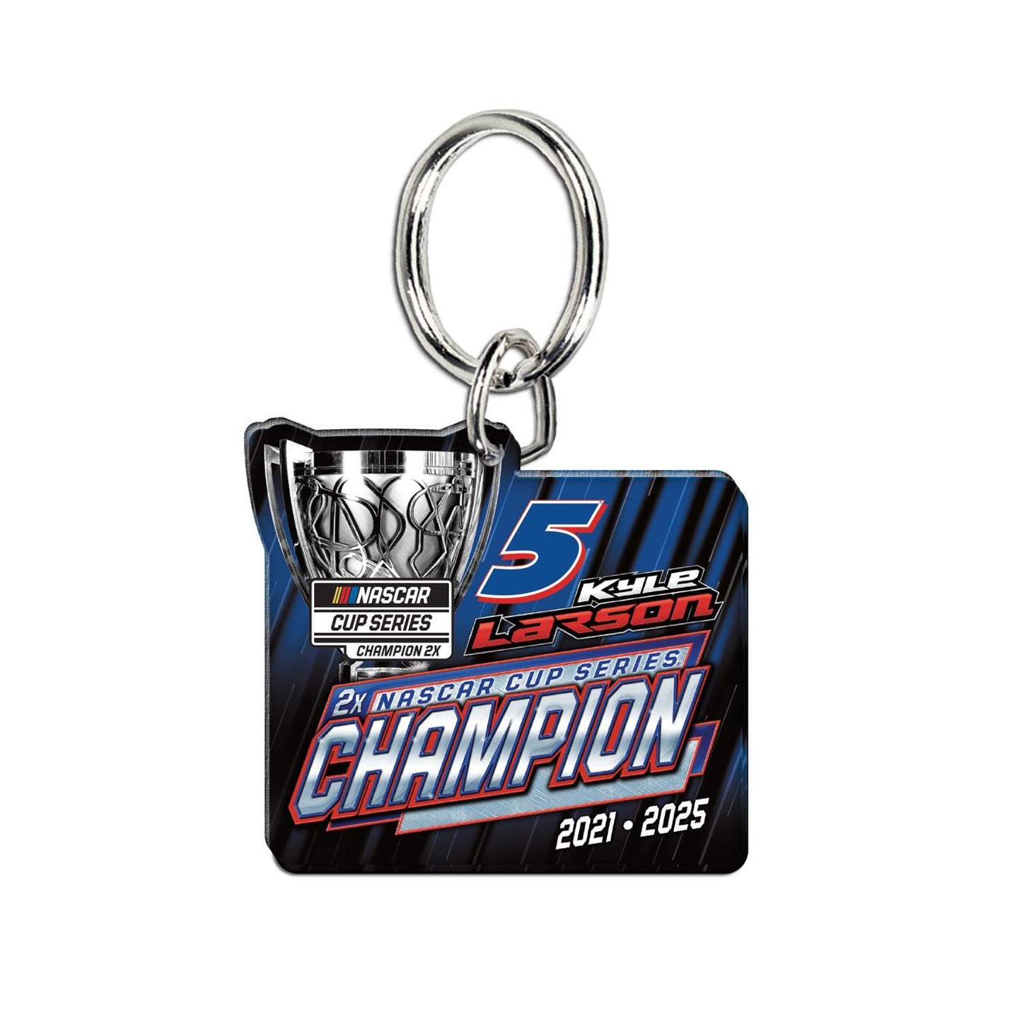 Kyle Larson #5 2025 NASCAR Champion Premium Acrylic Key Ring