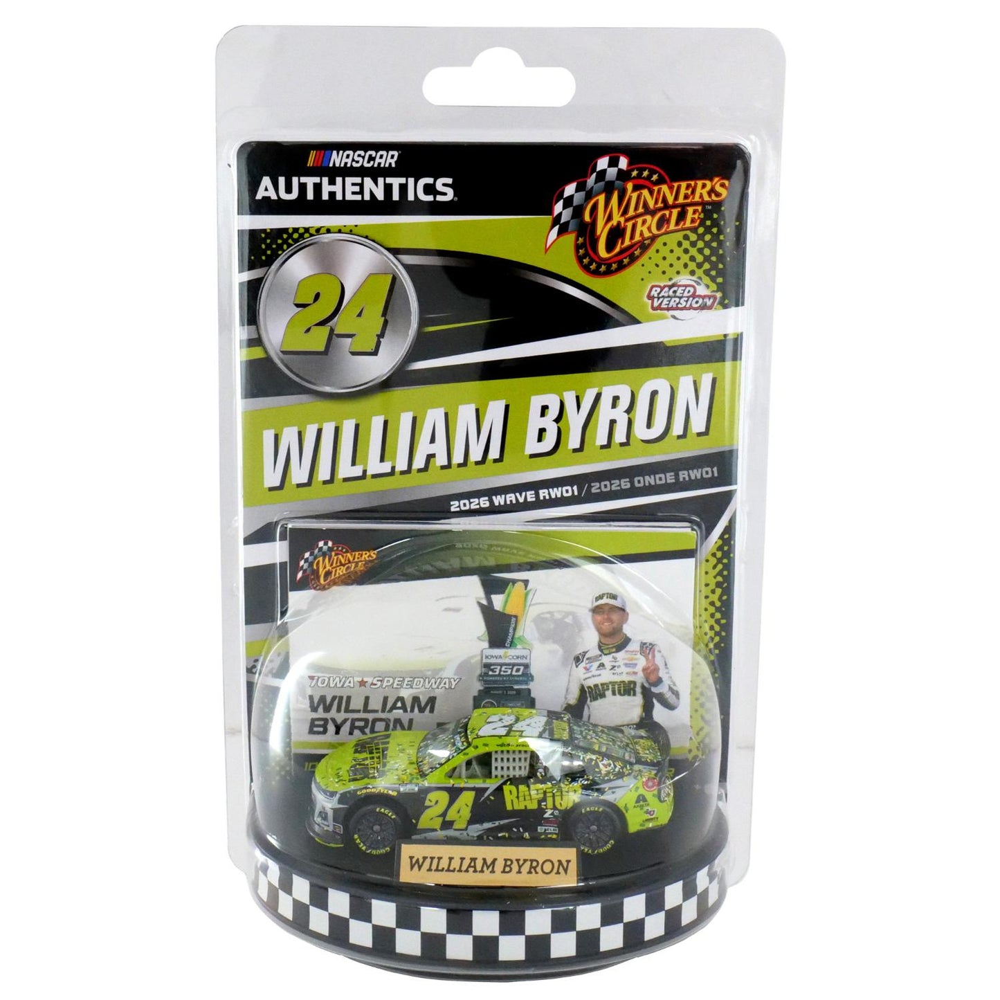 William Byron #24 2025 Raptor Iowa Win 1:64 Die-Cast