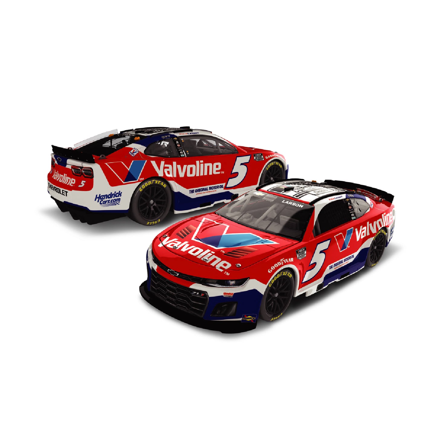 Kyle Larson #5 2025 NASCAR Champion Valvoline 1:64 Hard Top Die-Cast