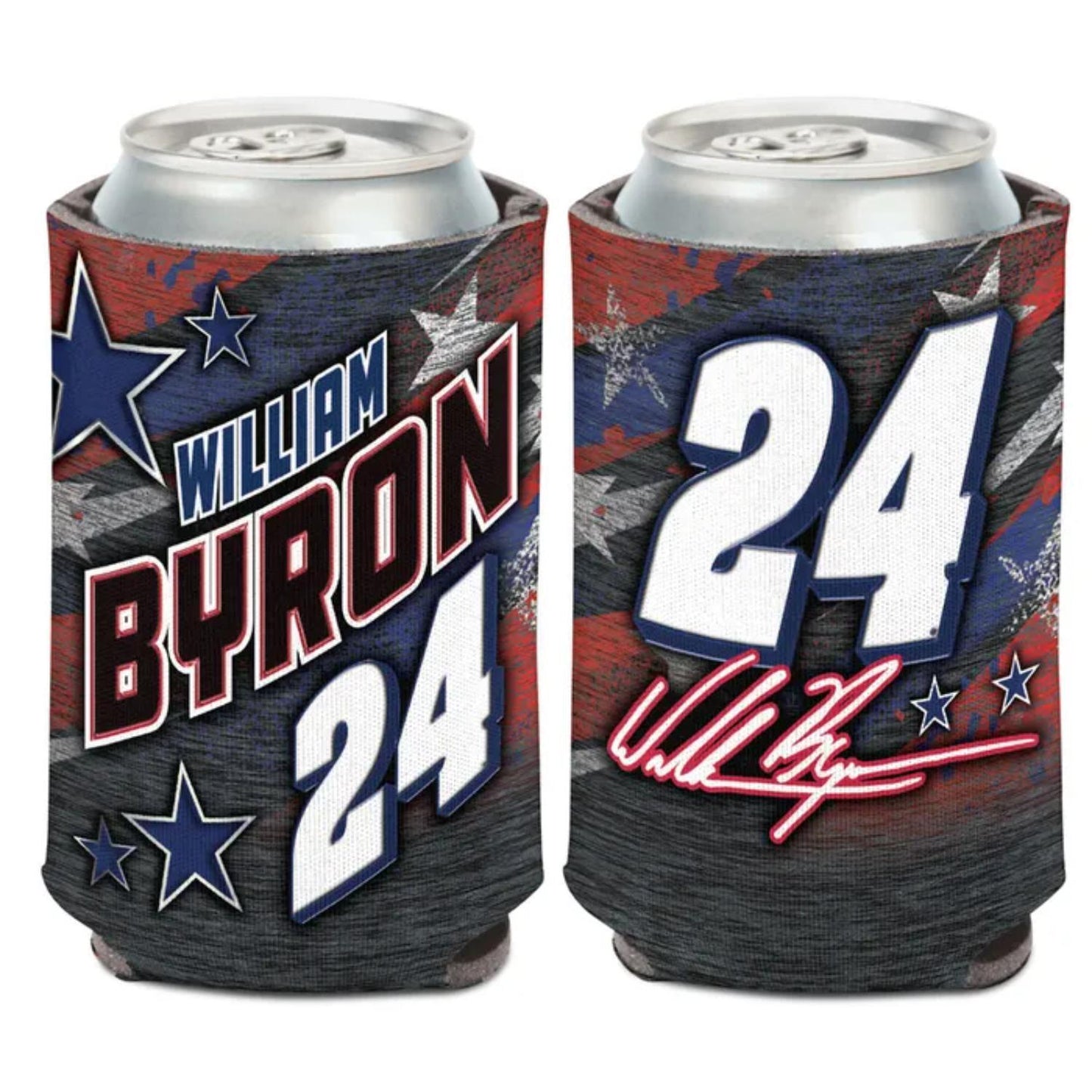 William Byron #24 Patriotic Can Cooler