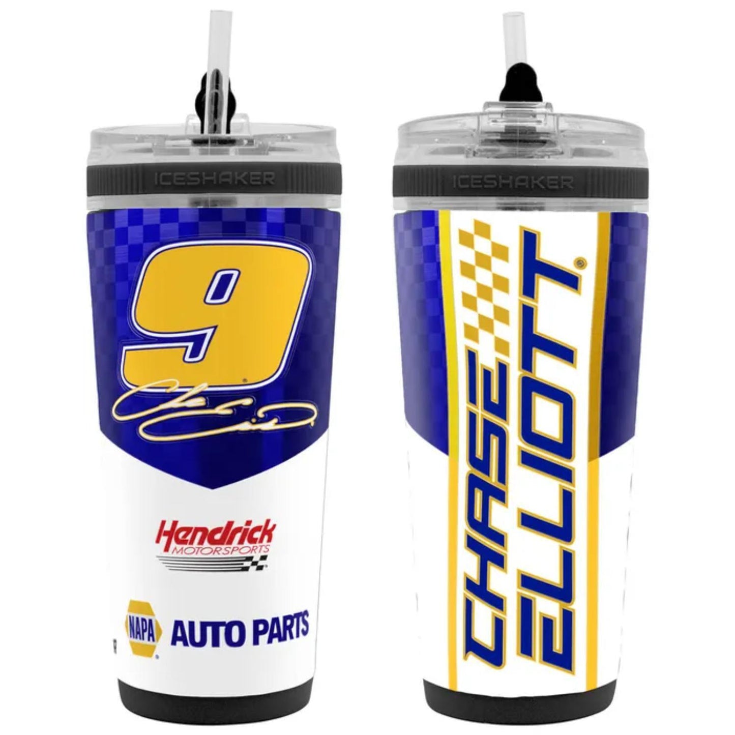 Chase Elliott #9 NAPA 26oz 4D Stainless Steel Flex Ice Shaker