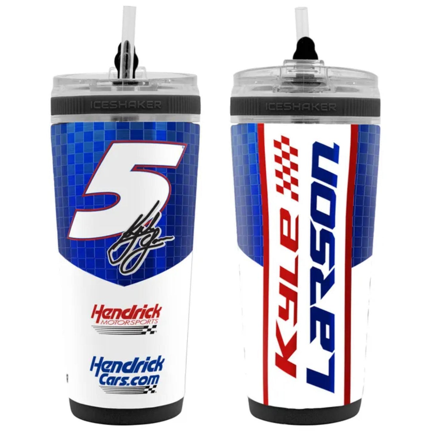 Kyle Larson #5 HendrickCars.com 26oz 4D Stainless Steel Flex Ice Shaker