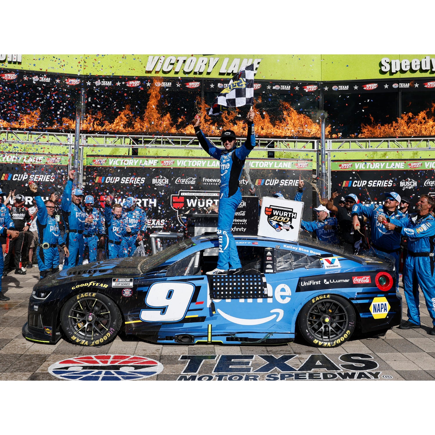 Chase Elliott #9 2026 Texas Win 1:64 Die-Cast | HMS – Hendrick