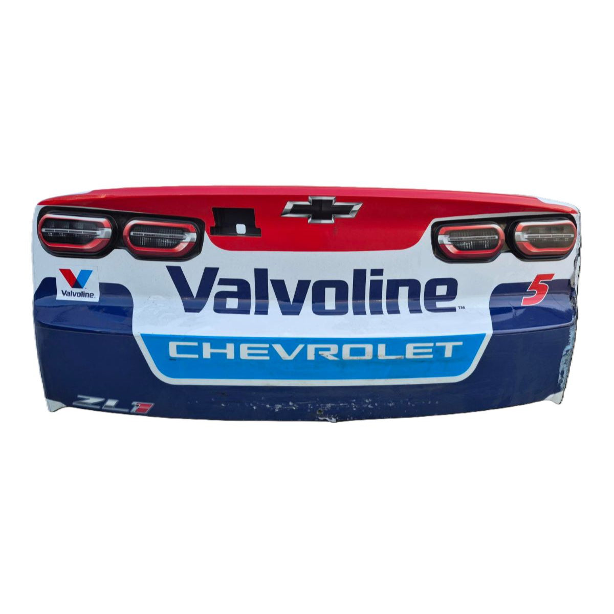 Race Used 2026 Kyle Larson #5 Valvoline Rear Bumper - Atlanta 1