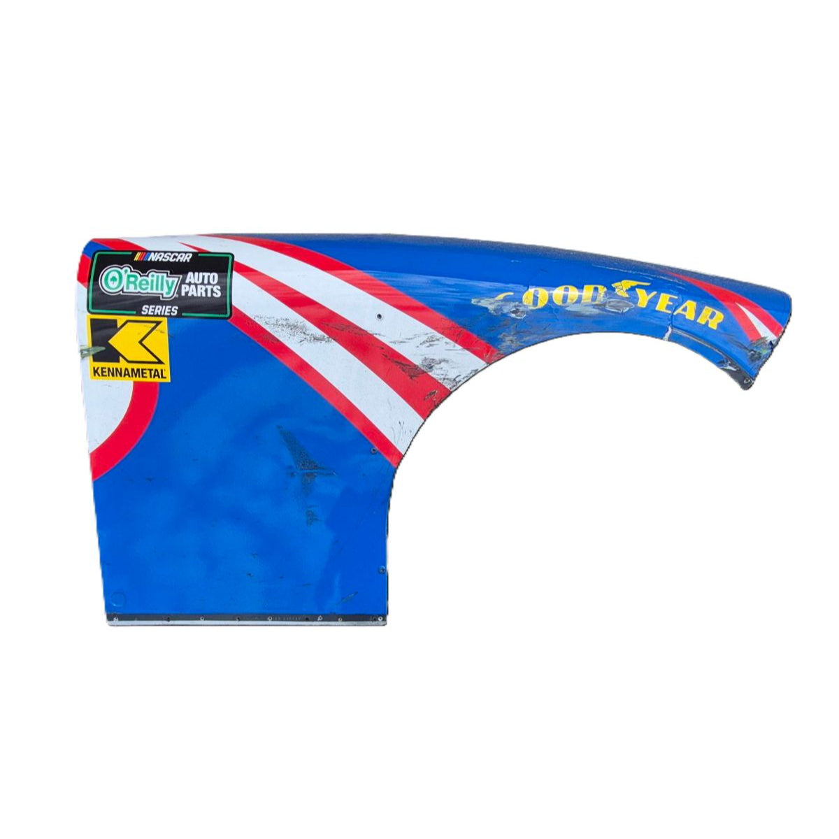 Race Used 2026 Corey Day #17 HendrickCars.com Right Front Fender-Martinsville 1, Top 3 Finish, P.2