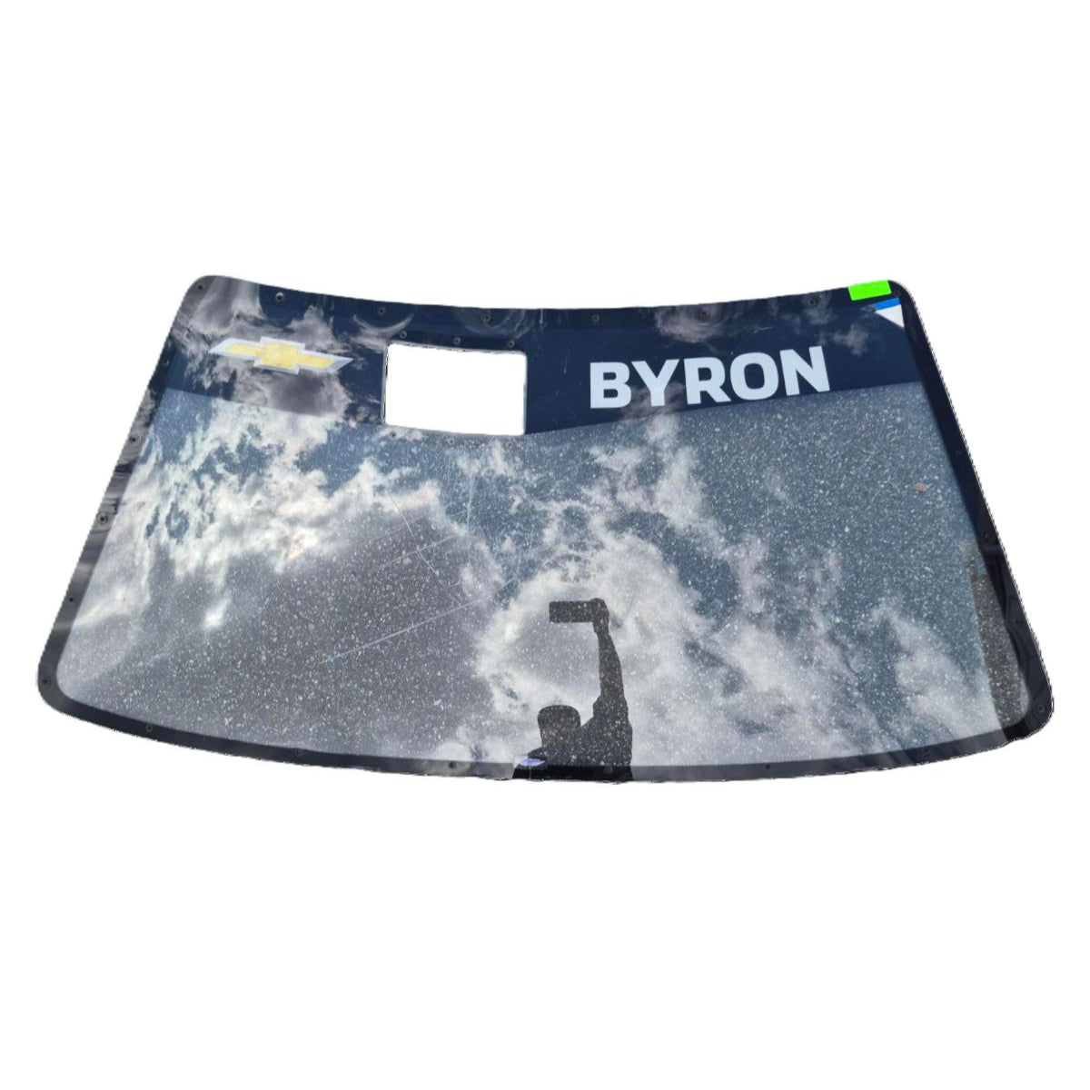 Race Used 2026 William Byron #24 Valvoline Windshield - Bristol 1