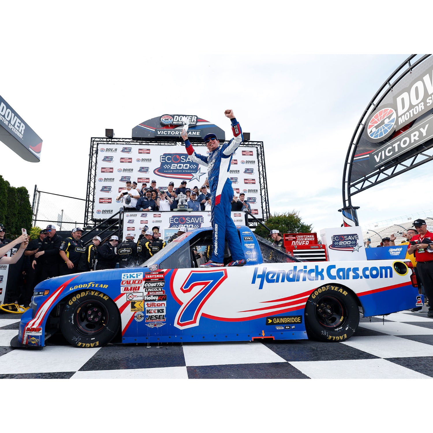 Action Racing Collectables カイル・ブッシュ Kyle Busch #7 2026 HendrickCars.com Dover NCTS Spire Motorsports