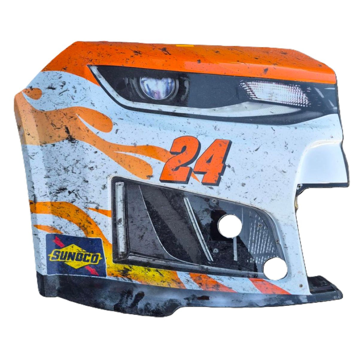 Race Used 2026 William Byron #24 Axalta Color of The Year Right Front Nose - Dover, All-Star, Top 10, P.7