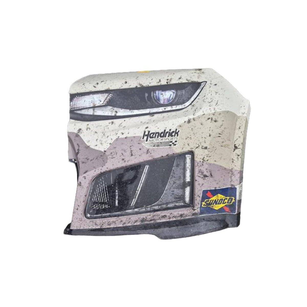 Race Used 2026 Alex Bowman #48 Ally Camo Left Front Nose - Charlotte 1