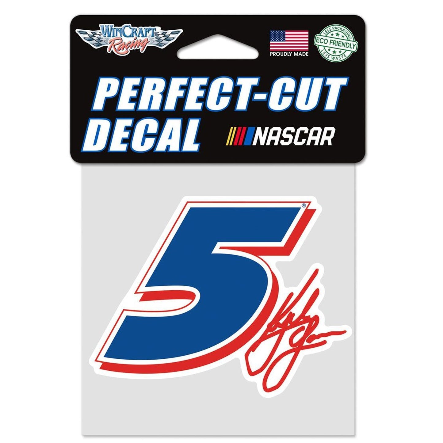 Kyle Larson #5 4" x 4" Perfect Cut Color Decal