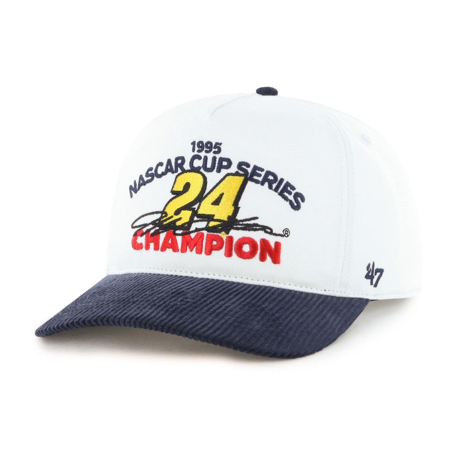 Jeff Gordon #24 1995 NASCAR Cup Champion '47 Brand 2-Tone Corduroy Hitch Hat