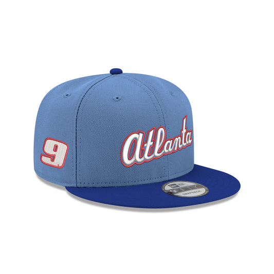 Chase Elliott #9 New Era Atlanta Braves Sky Royal 9FIFTY Cap