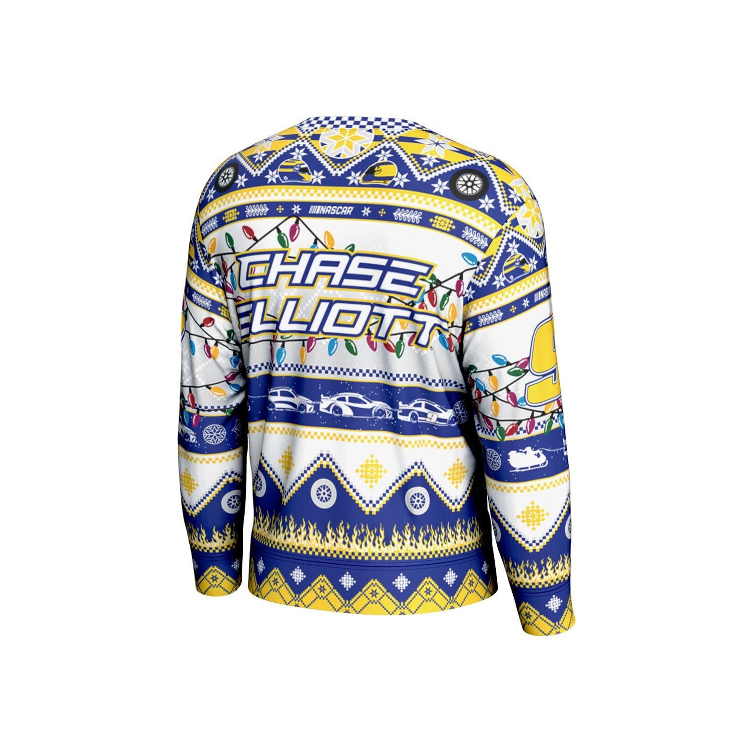Chase Elliott #9 Sublimated Holiday Sweater