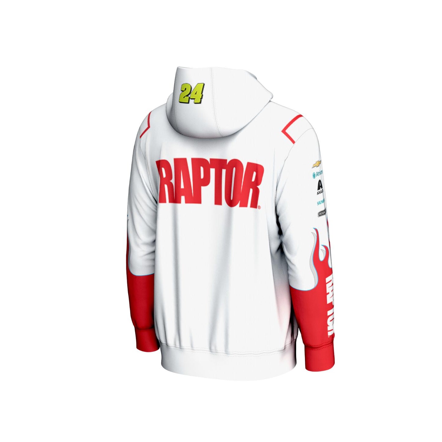 William Byron #24 Raptor Sublimated Hoodie