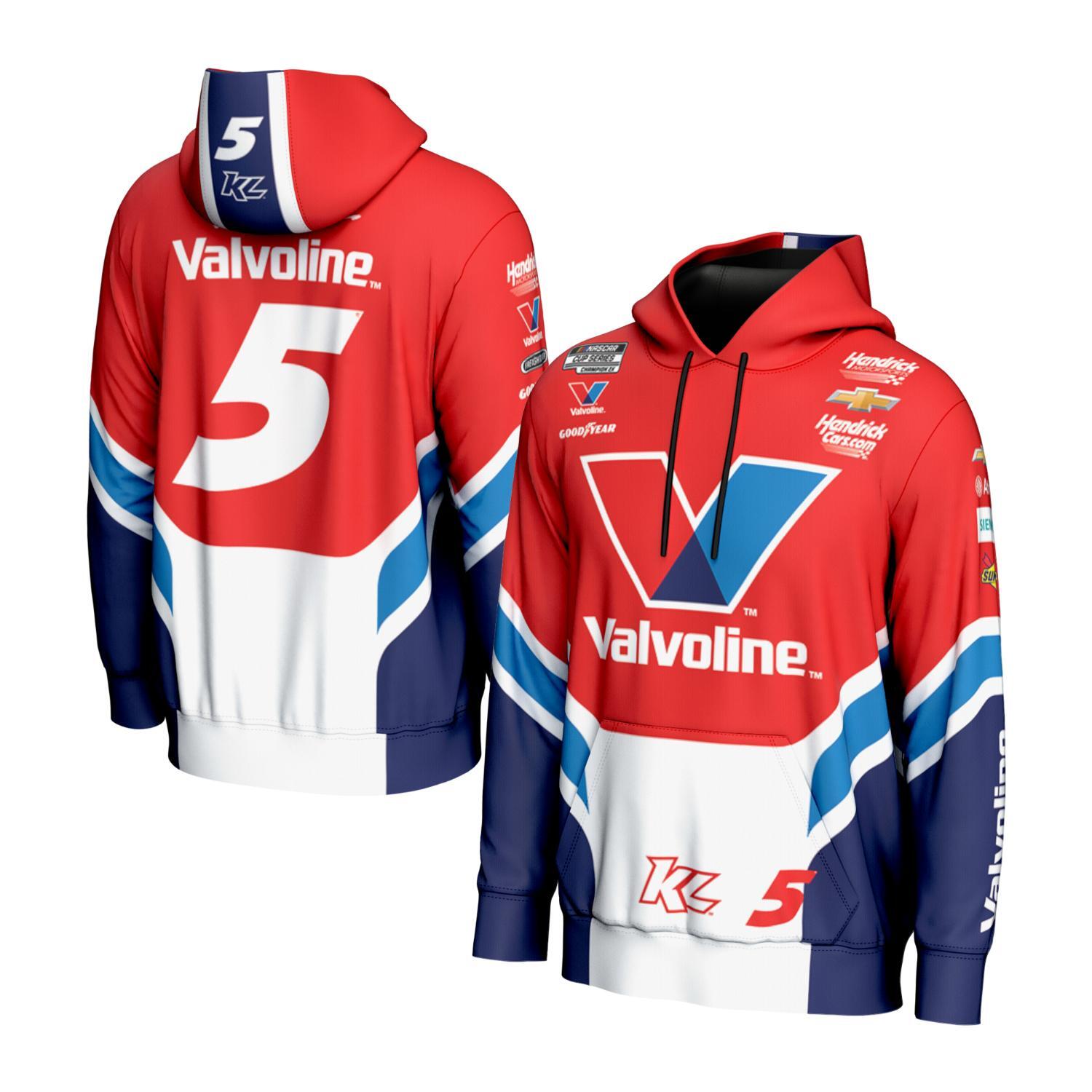 Kyle Larson #5 Valvoline Sublimated Hoodie | Hendrick Motorsports