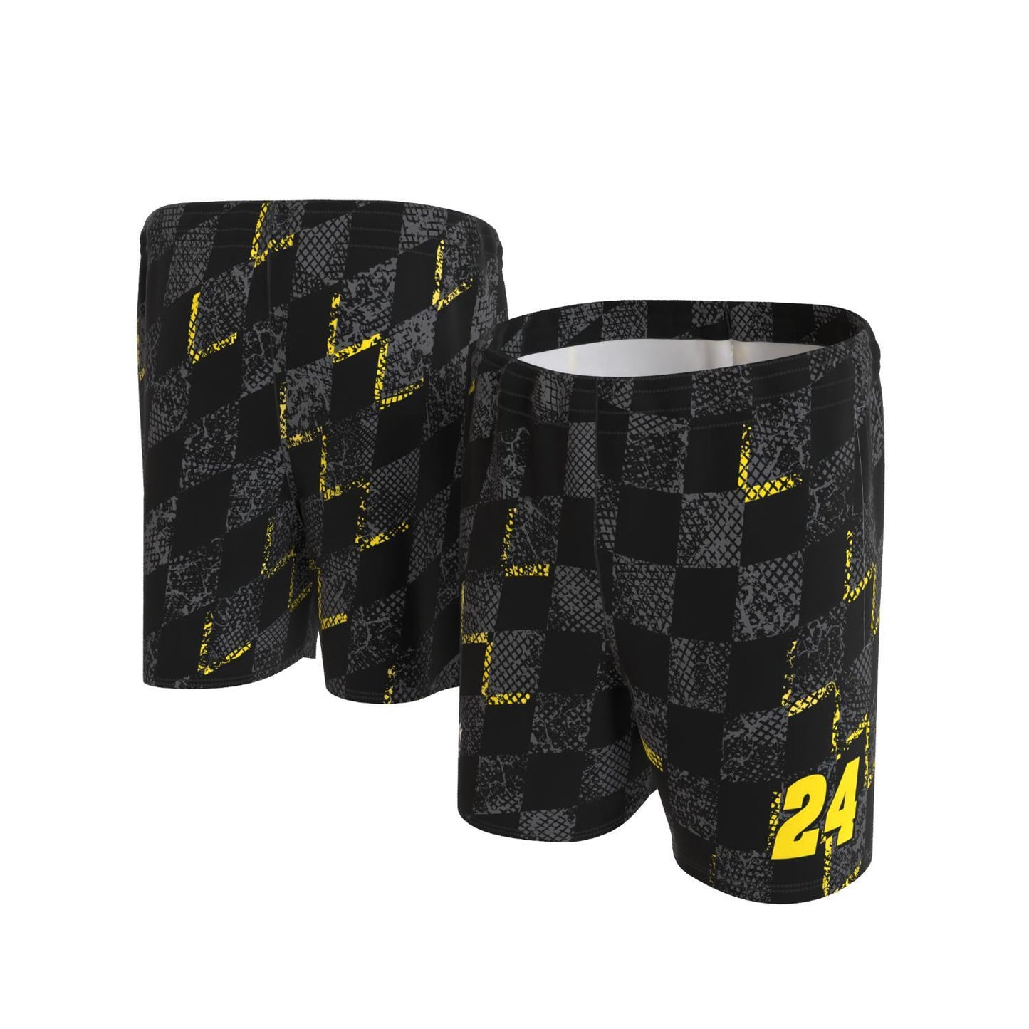 William Byron #24 Asphalt Adult Sublimated Shorts