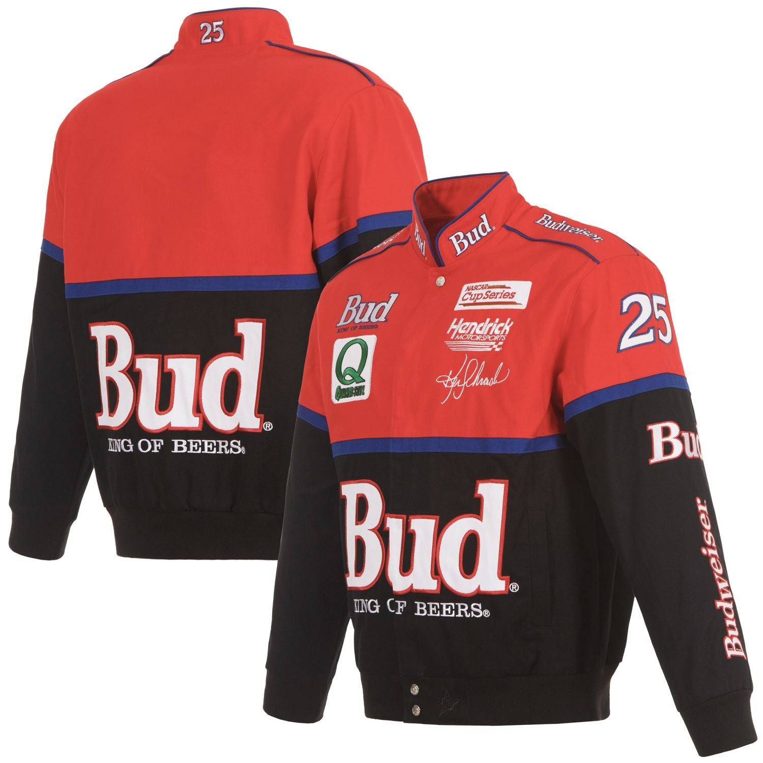 Ken Schrader #25 Budweiser Twill Jacket | Hendrick Motorsports