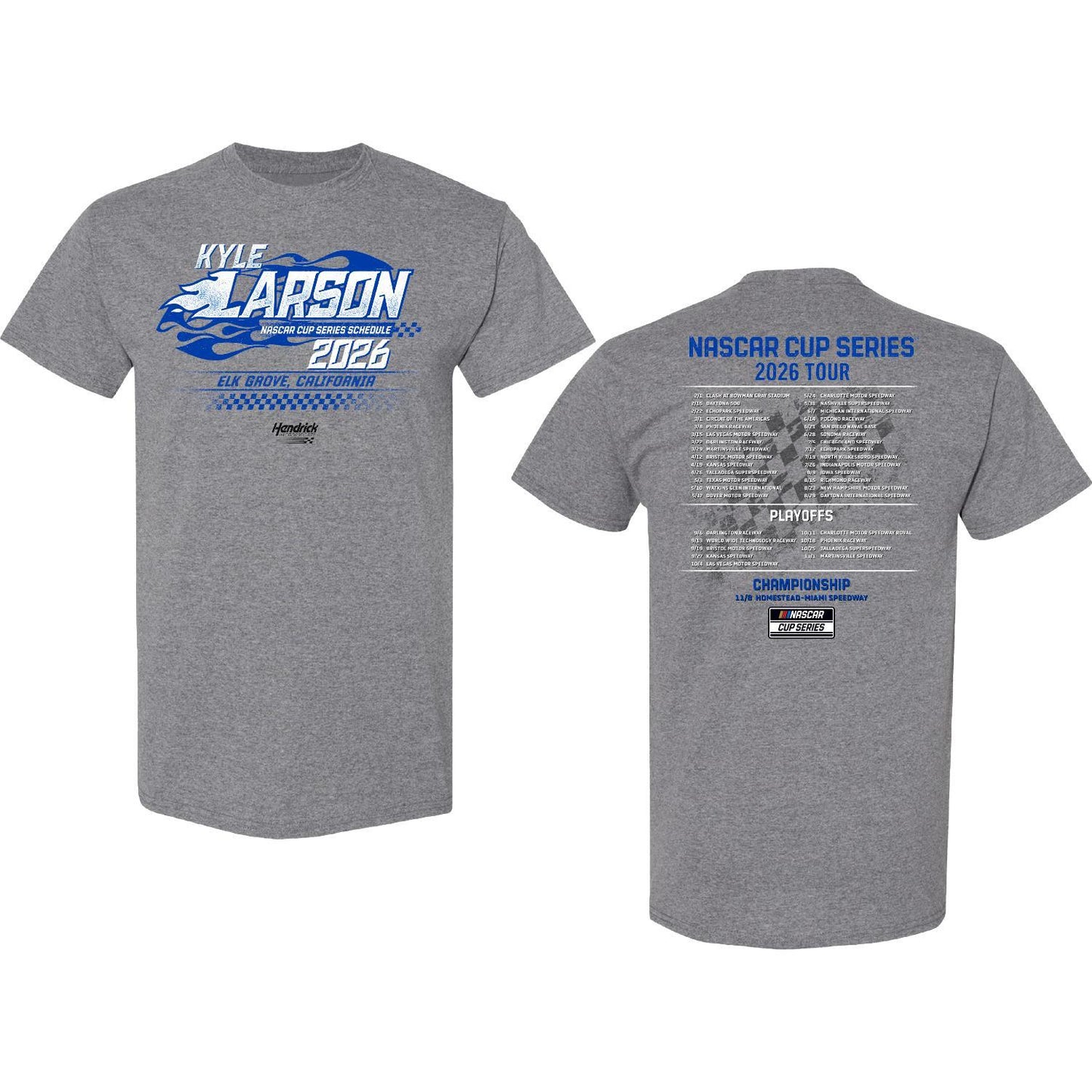 Kyle Larson #5 2026 Schedule T-shirt