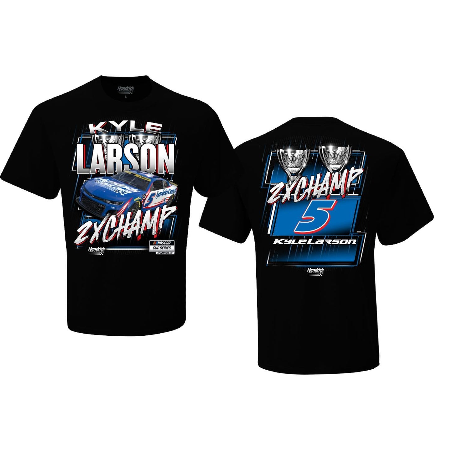 Kyle Larson #5 2025 NASCAR Championship Trophy T-shirt
