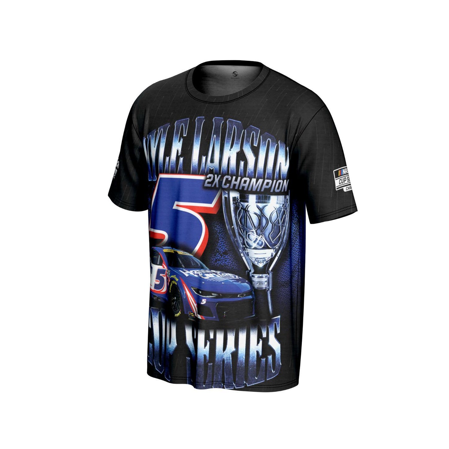Kyle Larson #5 2025 NASCAR Champion Sublimated T-shirt