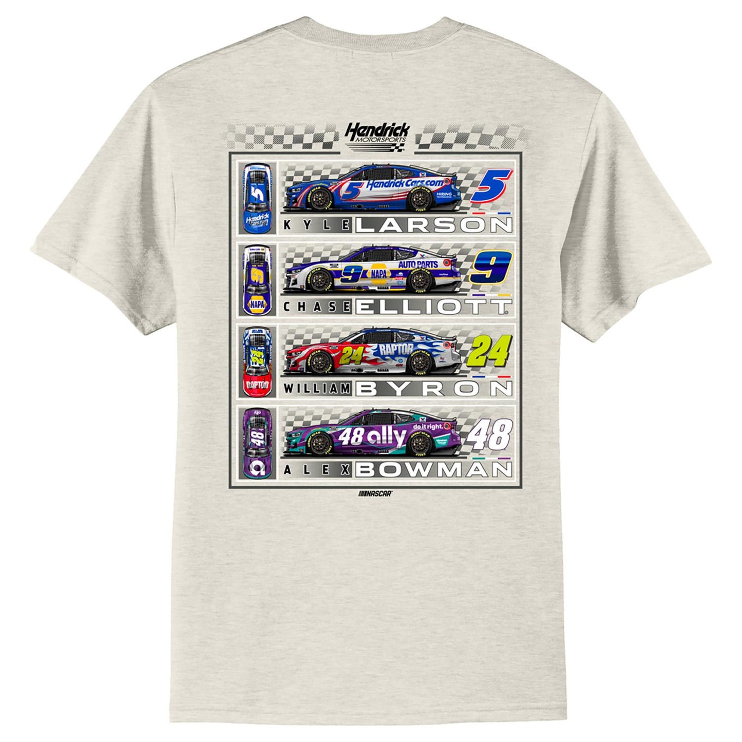 Hendrick Motorsports 2026 4-Car T-shirt