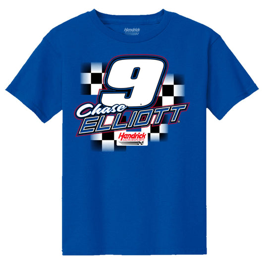 Chase Elliott #9 Youth Multi Sponsor 4-Car T-shirt