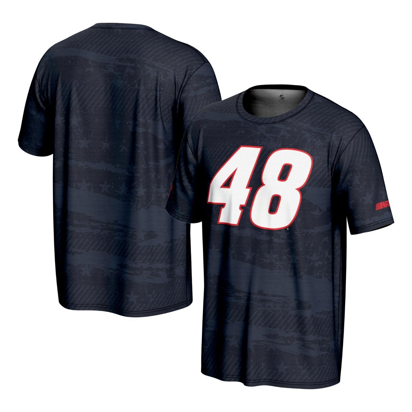 Alex Bowman #48 Patriotic Sublimated T-shirt