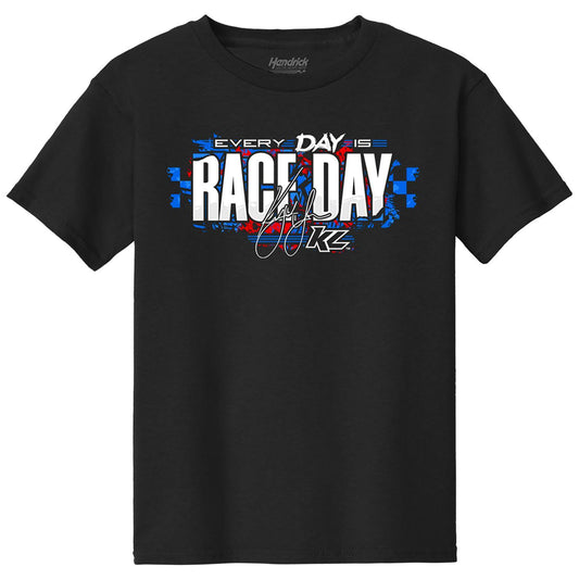 Kyle Larson #5 HendrickCars.com 2026 Every Day Is Race Day Youth Black T-shirt