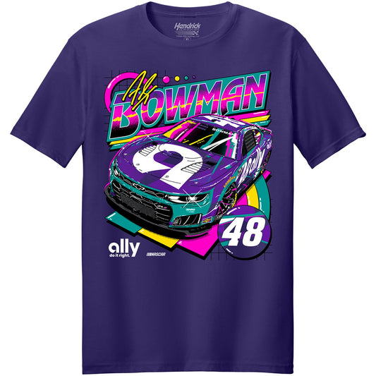 Alex Bowman #48 Ally Xtreme Purple T-shirt