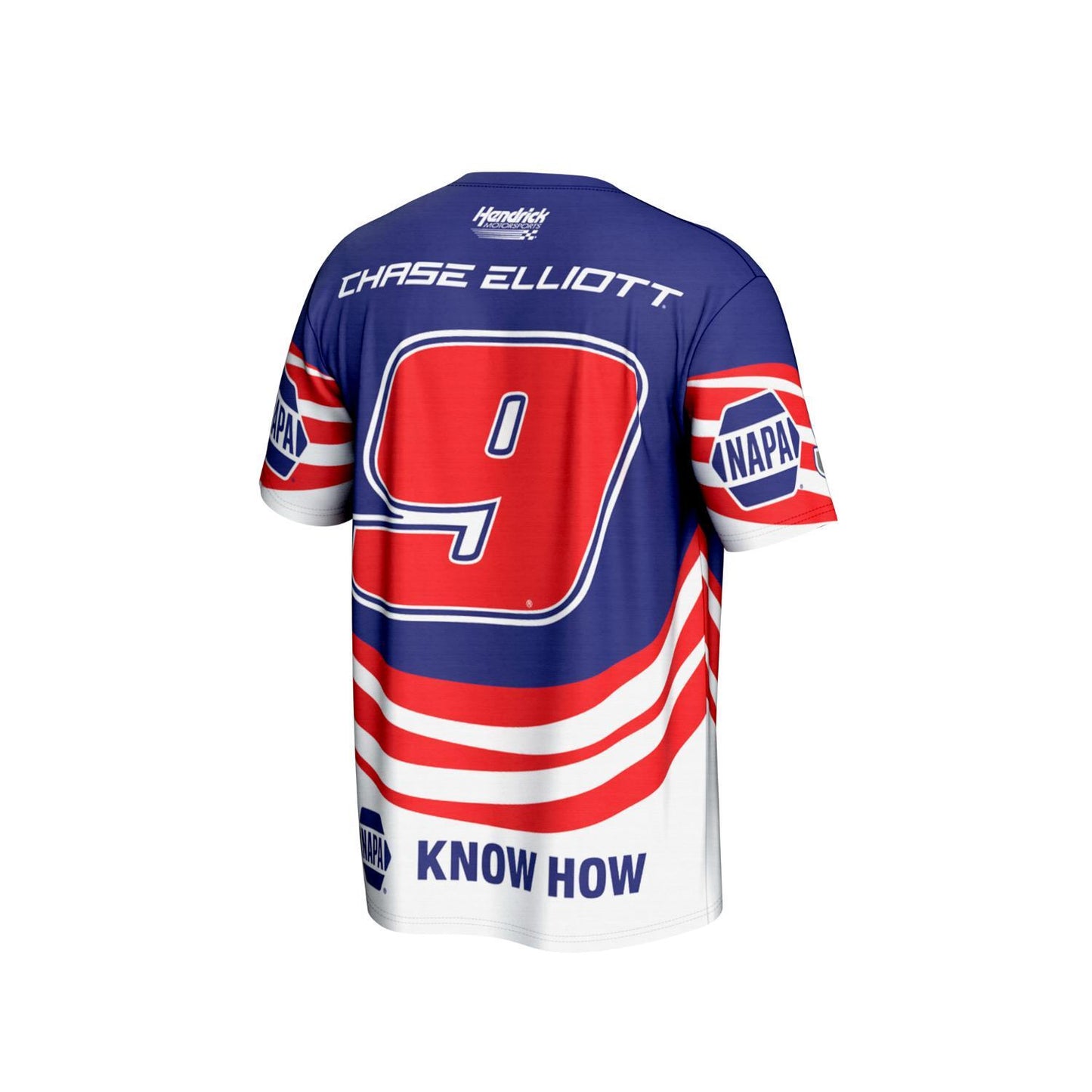 Chase Elliott #9 NAPA Patriotic Sublimated T-shirt