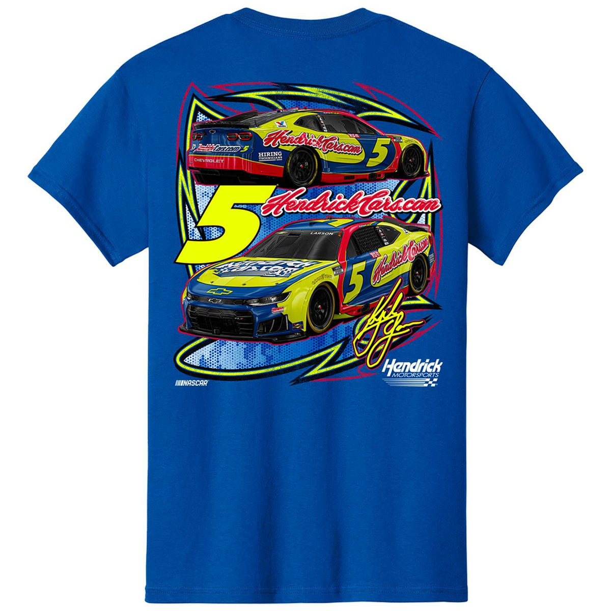 Kyle Larson #5 HendrickCars.com Tribute T-shirt