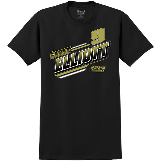 Chase Elliott #9 NAPA Gold Filter Black T-shirt