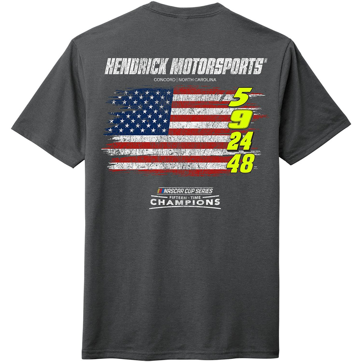 Hendrick Motorsports Neon Number Flag T-shirt