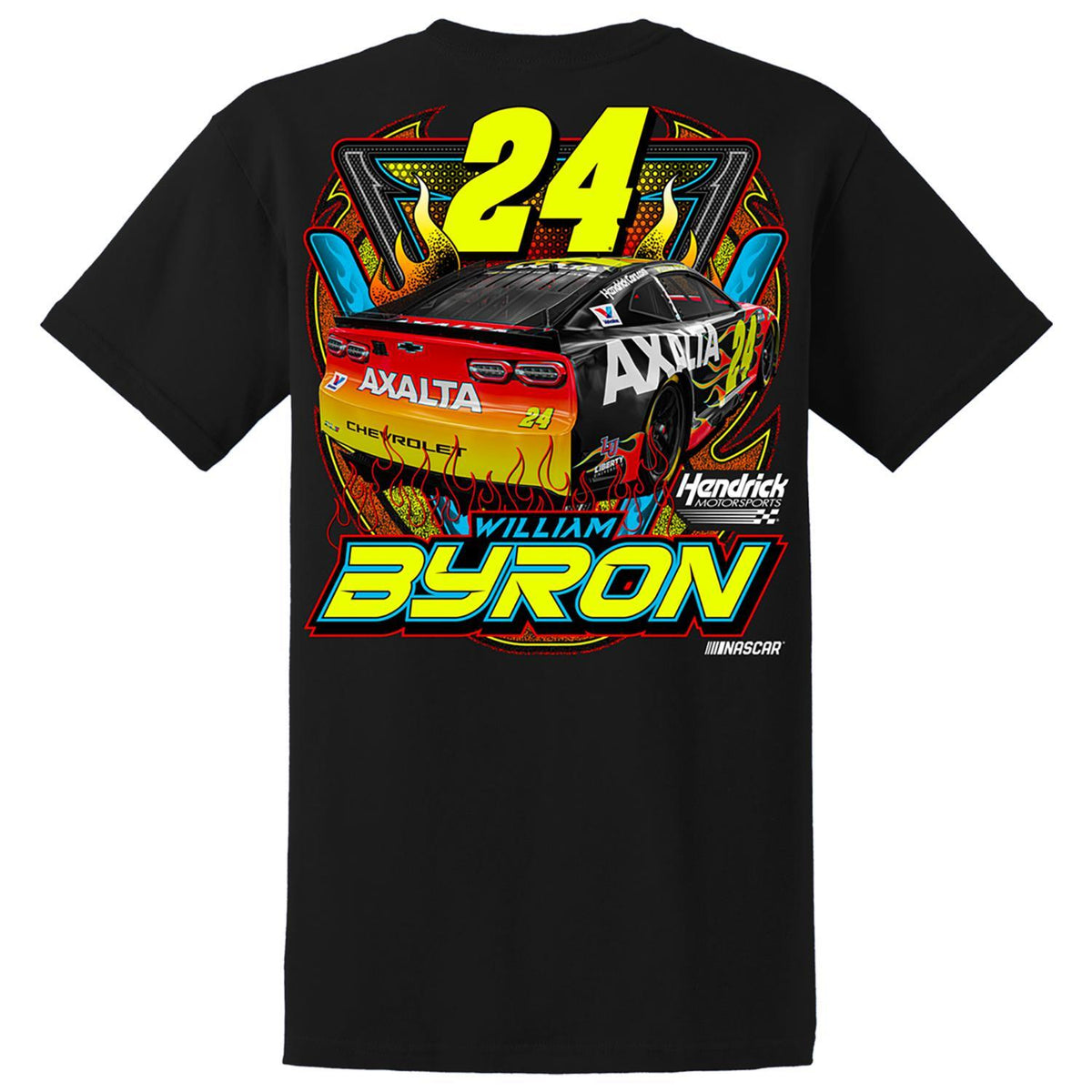 William Byron #24 Axalta Flame Phoenix T-shirt
