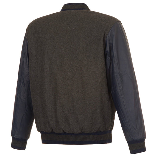 Jeff Gordon #24 Reversible Wool and Leather Jacket