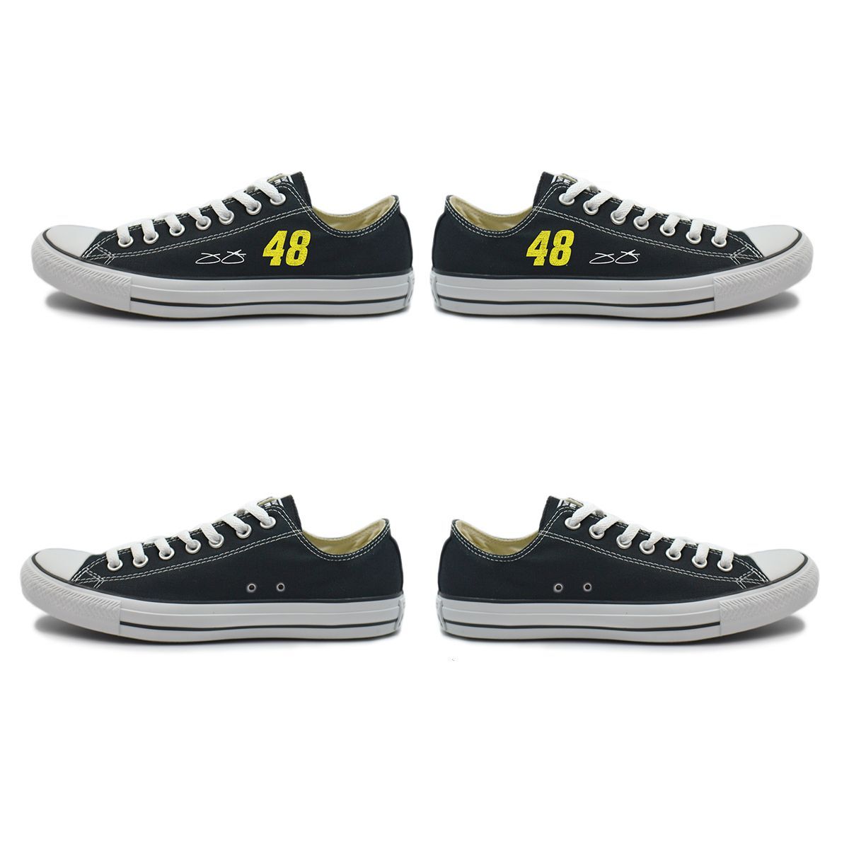Jimmie Johnson #48 Signature Converse All-Star Low Tops