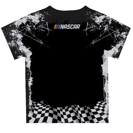 Chase Elliott #9 Vive La Fete Checkered Racing Car T-Shirt - Black