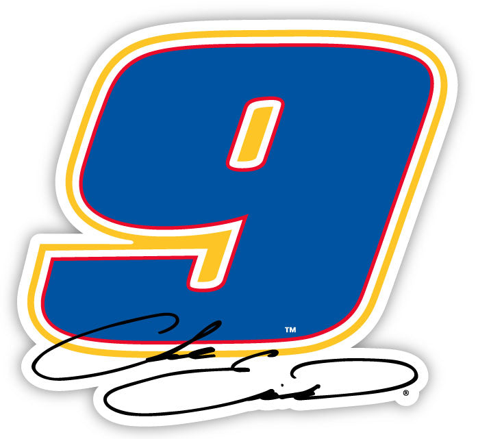 Chase Elliott #9 4-Inch Number Laser Cut Decal – Hendrick Motorsports
